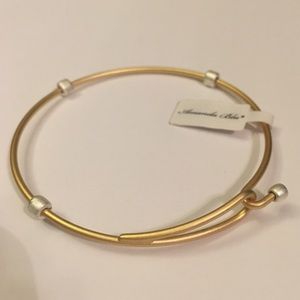 Amanda Blu Heart Felt Emotions 2 toned bracelet